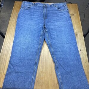 Duluth Trading Flex Ballroom Jeans Mens 46x30 Blue Denim Relaxed Fit Stretch